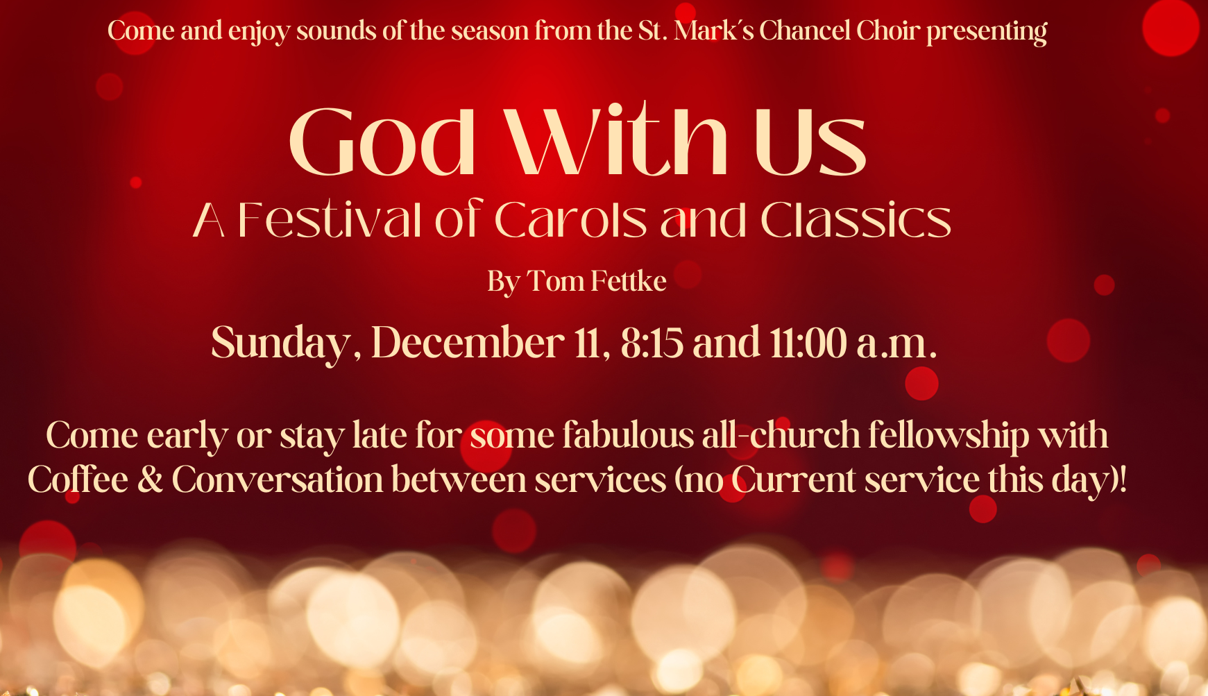 Christmas Cantata God With Us St. Mark's UMC