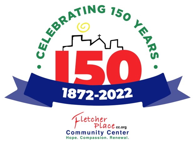 Fletcher Place 150 yr logo